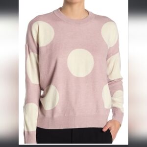 Tahari Polka Dot Sweater,NWOT, Large
